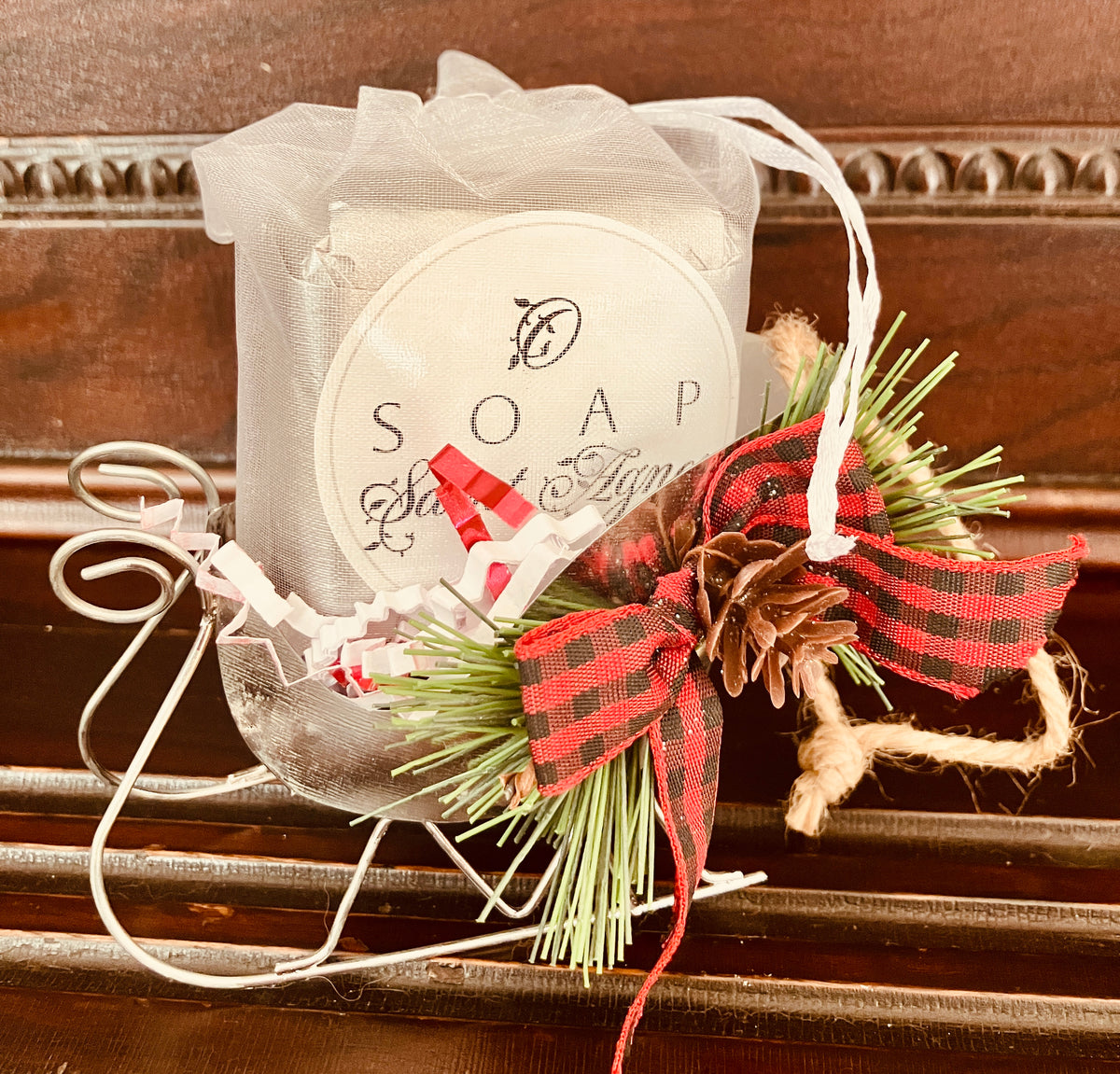 Saint Agnes Ornament Sleigh